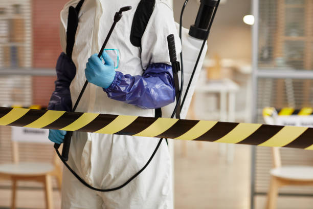 Professional Biohazard Cleanup technician working in Alexandria, MN